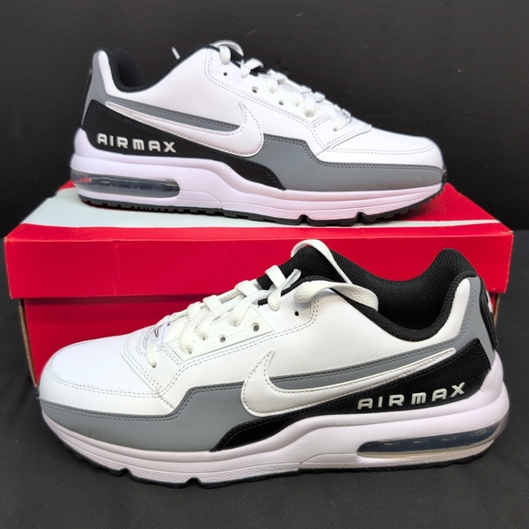 Nike Air Max LTD 3 Men's Comfort Sneakers US 10.5 White Grey 687977-105